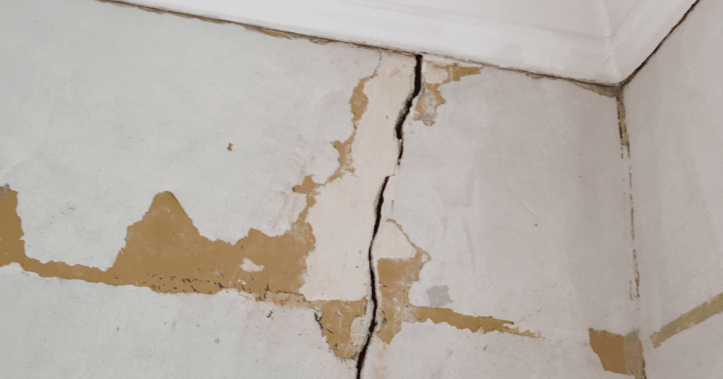 Réparation de fissures maison